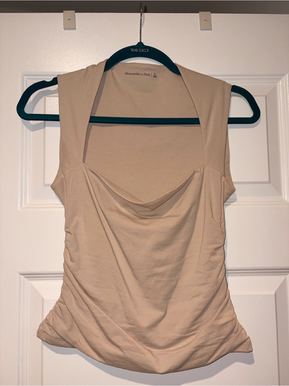 Abercrombie & Fitch Women’s Cream Cowl Neck Tank